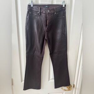 7 For All Mankind Maroon/Burgundy Pants